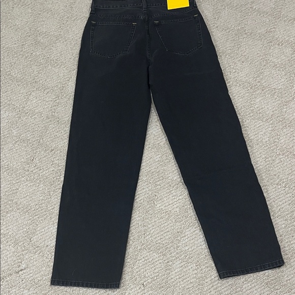 Classic Black Relaxed Fit Jeans for Men - Picture 3 of 5